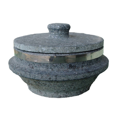 Jangsu Stone Pot Korean Rice Cook Pot Steamed Rice Maker 15cm